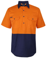 JB's HV CLOSE FRONT S/S 150G WORK SHIRT -  6HVCW